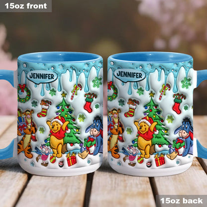 Merry Christmas - Personalized Mouse Accent Mug