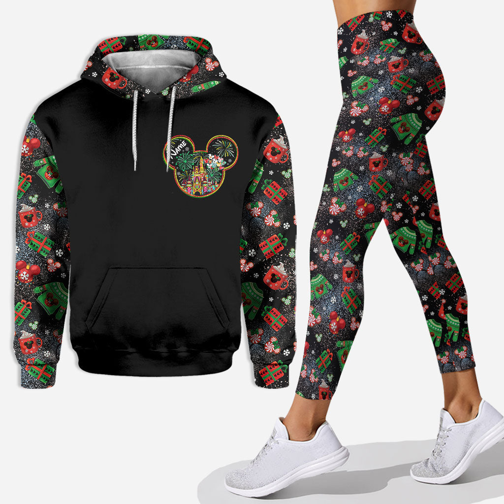 Merry Christmas - Personalized Christmas Mouse Hoodie and Leggings