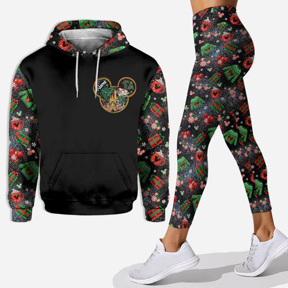 Merry Christmas - Personalized Christmas Mouse Hoodie and Leggings