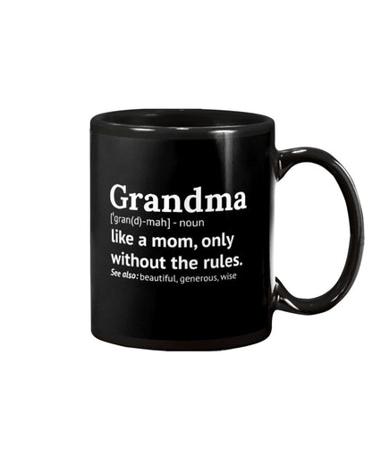 Womens Grandma Definition - Grandma Mug 0921