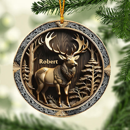 Love Hunting - Personalized Hunting Ornament