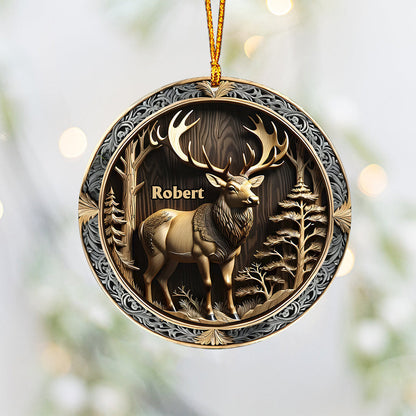 Love Hunting - Personalized Hunting Ornament