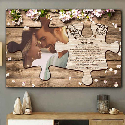 I'm Glad That I Have You - Personalized Couple Poster