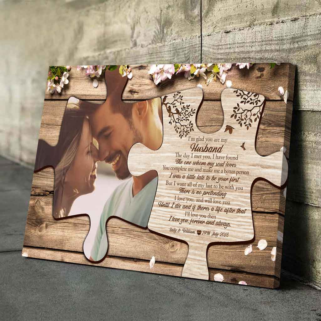 I'm Glad That I Have You - Personalized Couple Poster