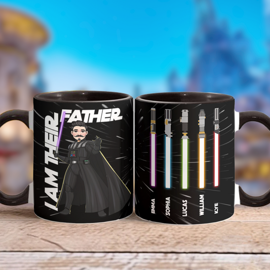 I Am Their Father - Personalized Father Accent Mug