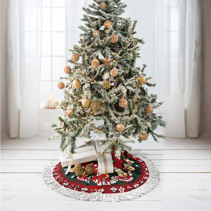 Merry Christmas - Mouse Tree Skirt