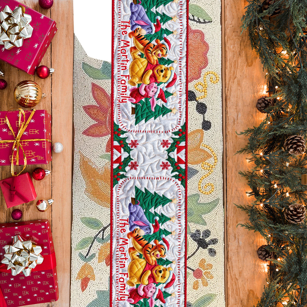 The Most Wonderful Time Of The Year - Personalized Family Table Runner