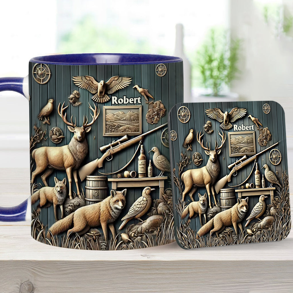 Best Hunter Ever - Personalized Hunting Accent Mug