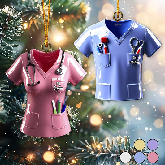Christmas Nurse - Personalized Nurse Ornament