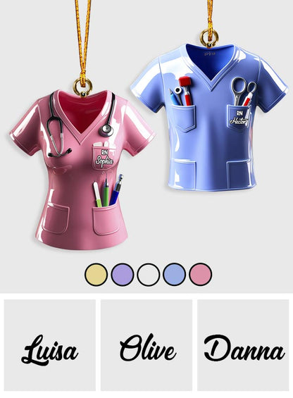 Christmas Nurse - Personalized Nurse Ornament