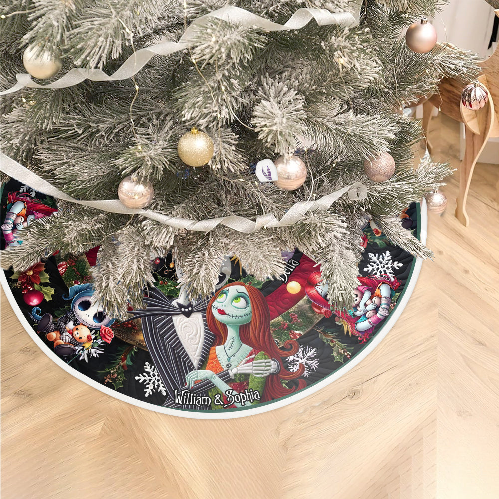 Merry Christmas - Personalized Nightmare Tree Skirt