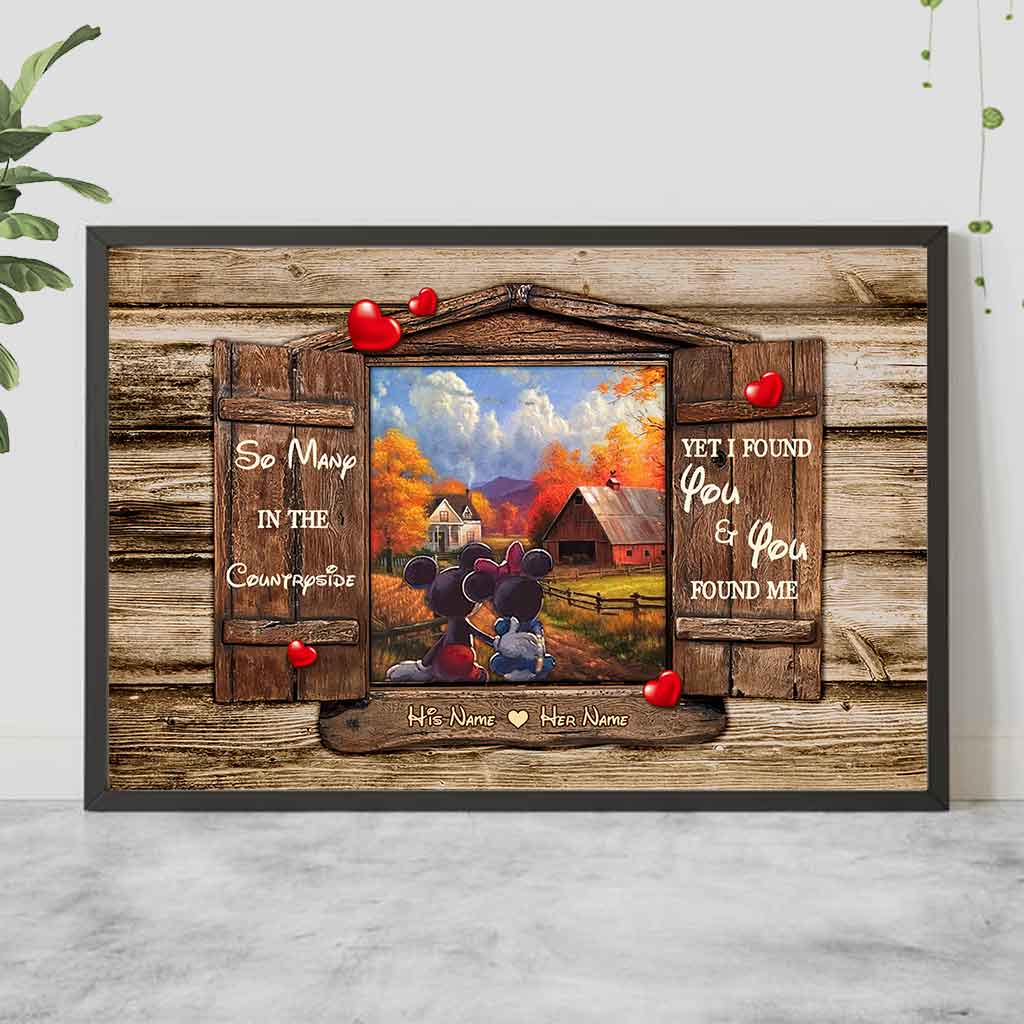 God Blessed The Broken Road - Personalized Mouse Poster
