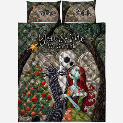 Merry Christmas - Personalized Nightmare Quilt Set
