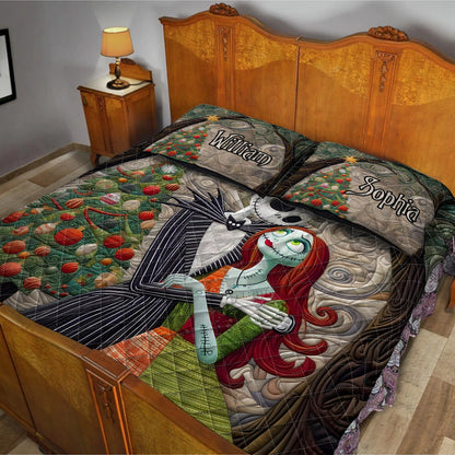 Merry Christmas - Personalized Nightmare Quilt Set