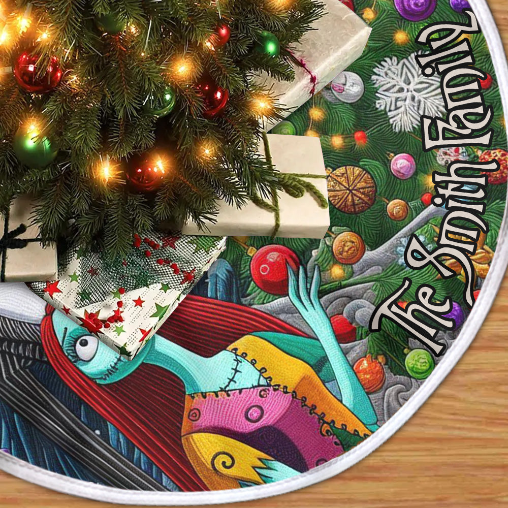 Merry Christmas - Personalized Nightmare Tree Skirt