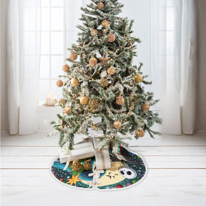 Merry Christmas - Personalized Nightmare Tree Skirt