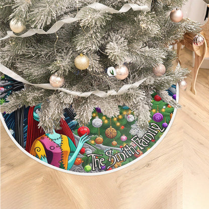 Merry Christmas - Personalized Nightmare Tree Skirt