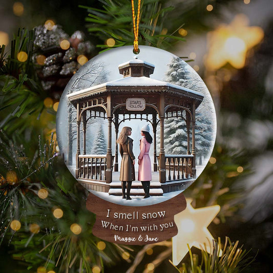 I Smell Snow - Personalized Ornament