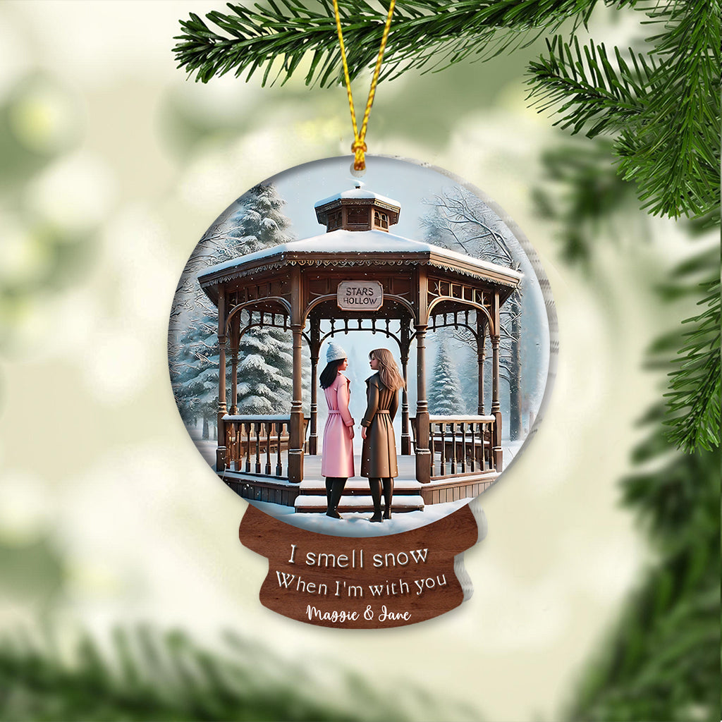 I Smell Snow - Personalized Ornament