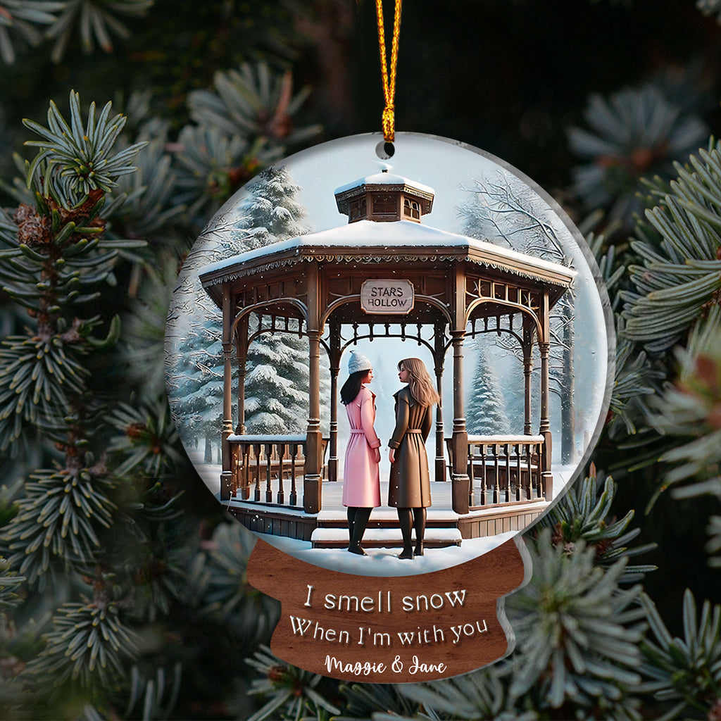 I Smell Snow - Personalized Ornament