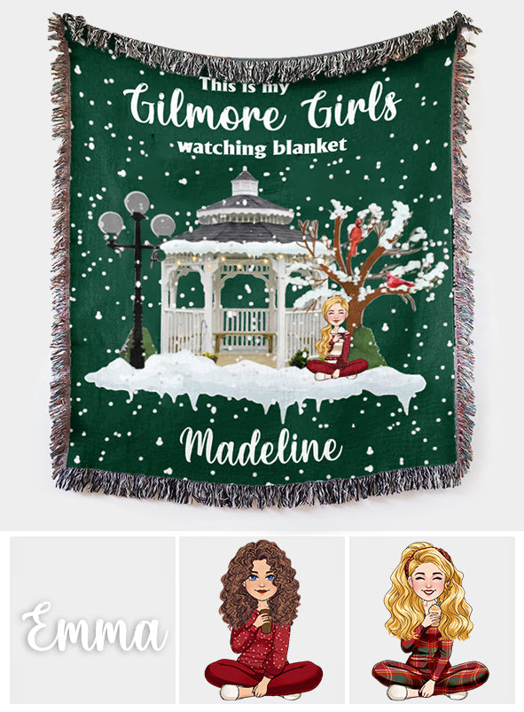 This Is My Gilmore Girls Watching Blanket - Personalized Woven Blanket