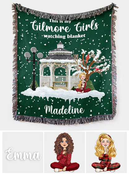 This Is My Gilmore Girls Watching Blanket - Personalized Woven Blanket