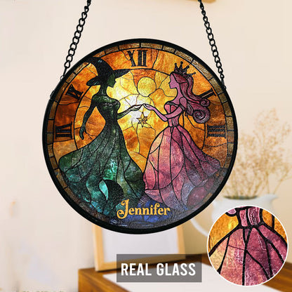 Change For Good - Personalized Stained Glass Suncatcher