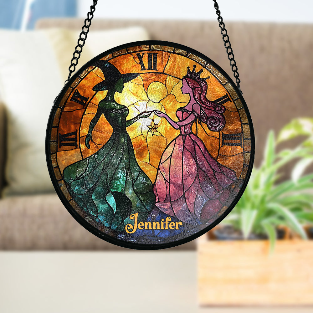 Change For Good - Personalized Stained Glass Suncatcher