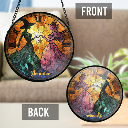 Change For Good - Personalized Stained Glass Suncatcher