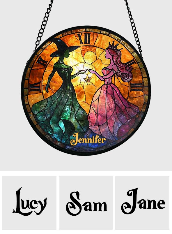 Change For Good - Personalized Stained Glass Suncatcher