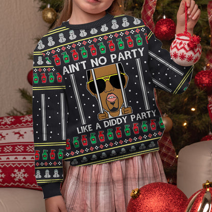Ain't No Party - Personalized Ugly Sweater