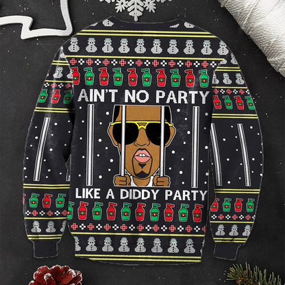 Ain't No Party - Personalized Ugly Sweater