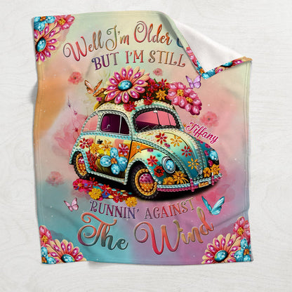 Running Against The Wind - Personalized Hippie Blanket