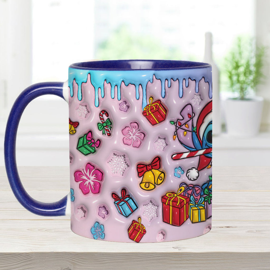 Merry Ohana - Personalized Ohana Accent Mug
