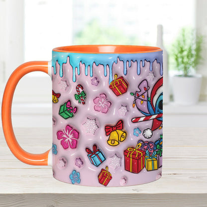 Merry Ohana - Personalized Ohana Accent Mug