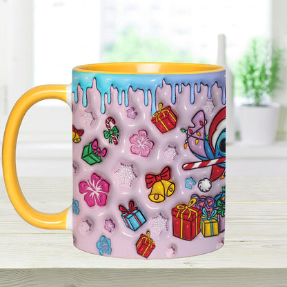Merry Ohana - Personalized Ohana Accent Mug