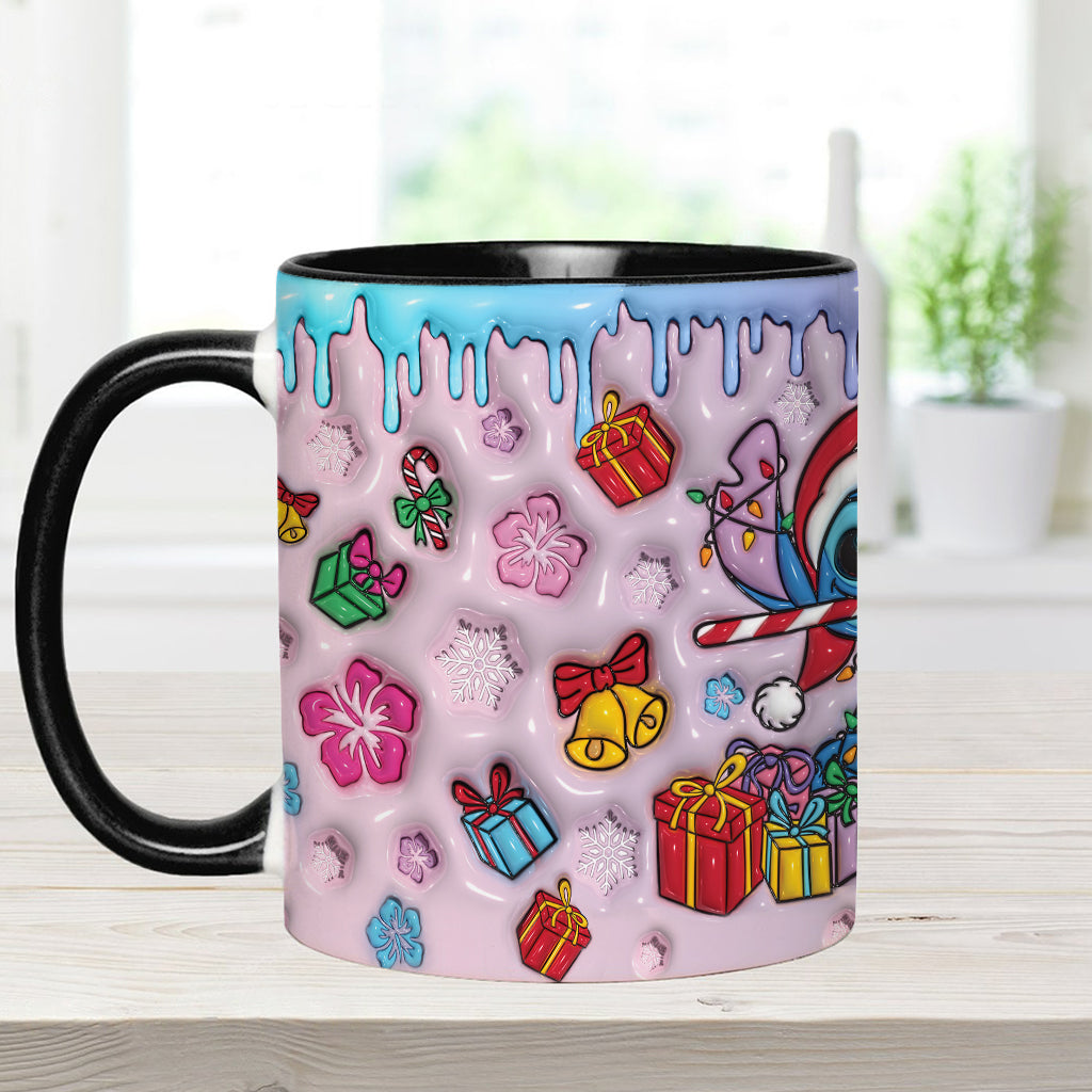 Merry Ohana - Personalized Ohana Accent Mug