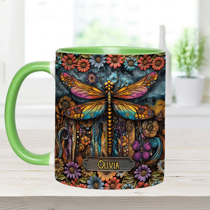 Green Lady - Personalized Gardening Accent Mug
