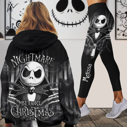 Night Before Christmas - Personalized Nightmare Hoodie and Leggings