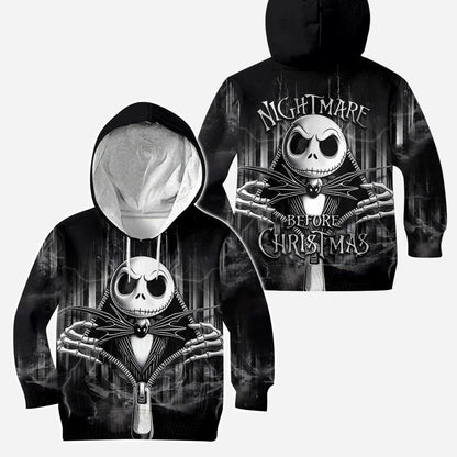 Night Before Christmas - Personalized Nightmare Hoodie and Leggings