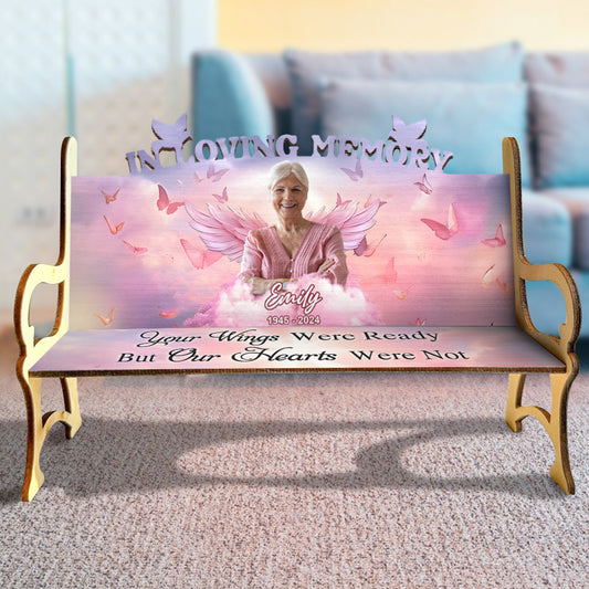 In Loving Memory - Personalized Memorial Wooden Bench
