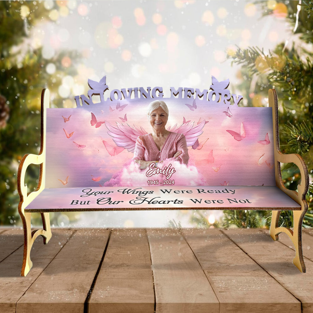 In Loving Memory - Personalized Memorial Wooden Bench