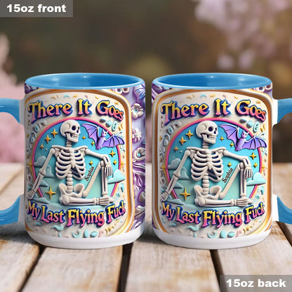 My Last Flying Fuck - Personalized Colleague Accent Mug