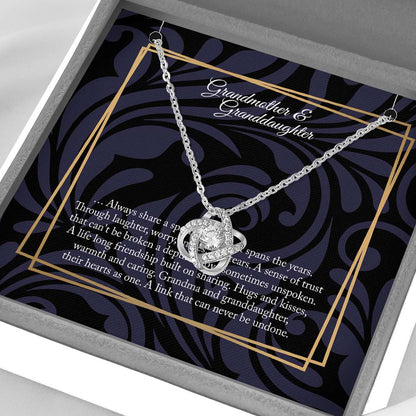 Grandma Sweet Grandma Gift Grandma Gift - Grandma Love Knot Necklace 0921