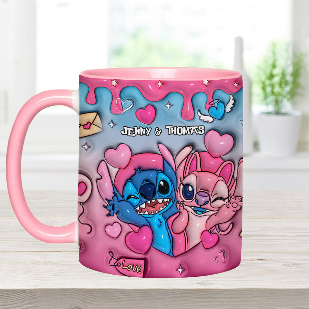 You And Me - Personalized Ohana Accent Mug