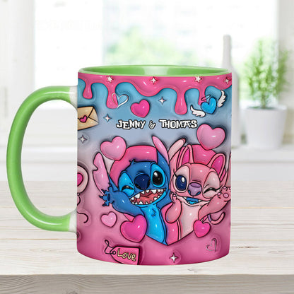 You And Me - Personalized Ohana Accent Mug