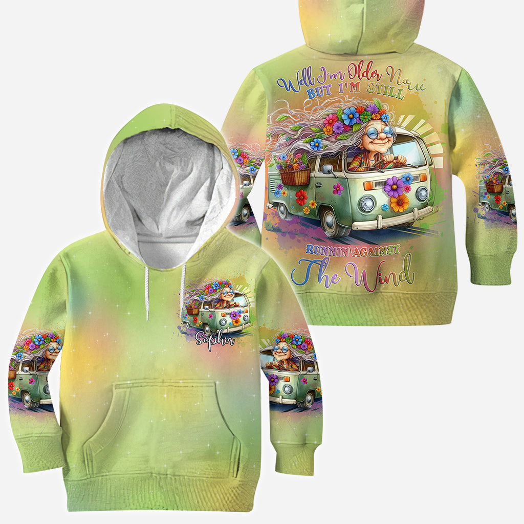 Running Against The Wind - Personalized Hippie All Over Shirt