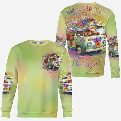 Running Against The Wind - Personalized Hippie All Over Shirt