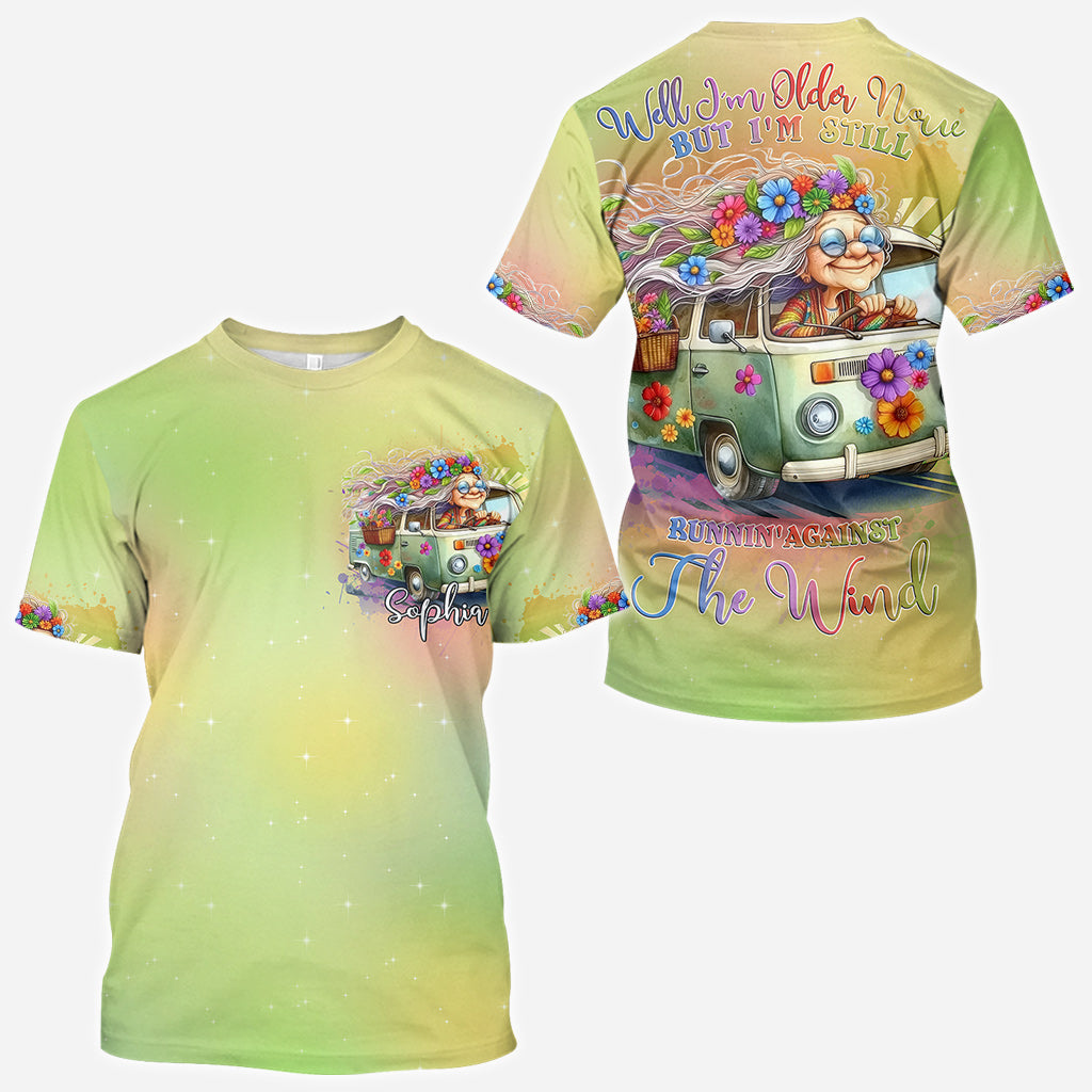 Running Against The Wind - Personalized Hippie All Over Shirt