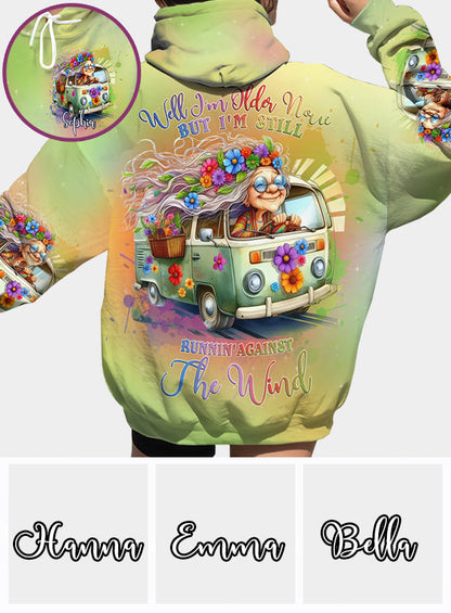Running Against The Wind - Personalized Hippie All Over Shirt